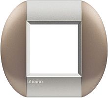 Рамка овальная Legrand BTicino LivingLight 2 мод Бронзовый  картинка